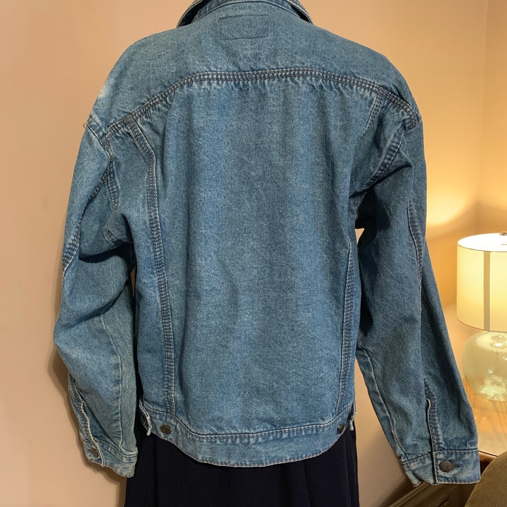 Vintage Liz Wear Denim Jean Jacket Size Medium with 6 pockets - Picture 2 of 16